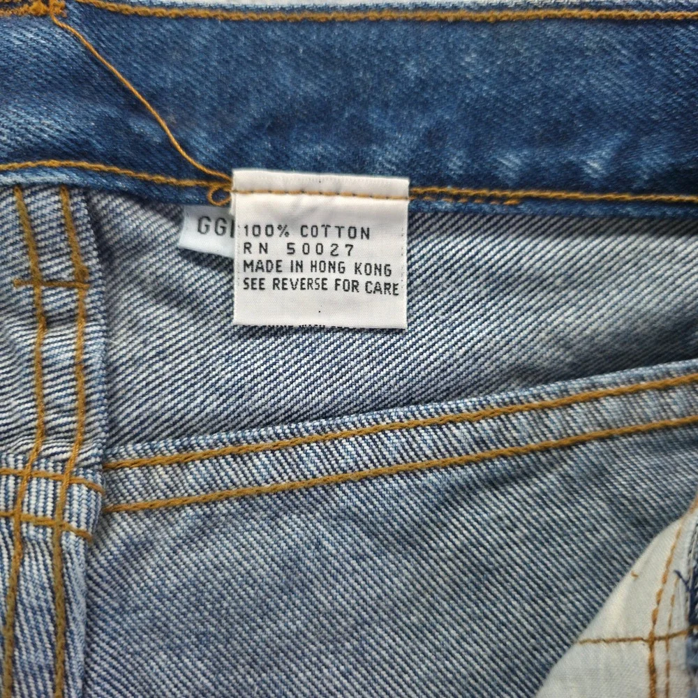 Bill Blass Petites Vintage High Waisted Pleated Tapered Jeans Blue 6P NWT